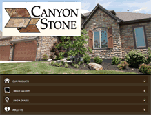 Tablet Screenshot of canyonstone.com